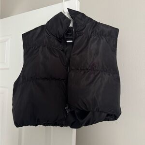 SHEIN Classic Black Quilted Vest